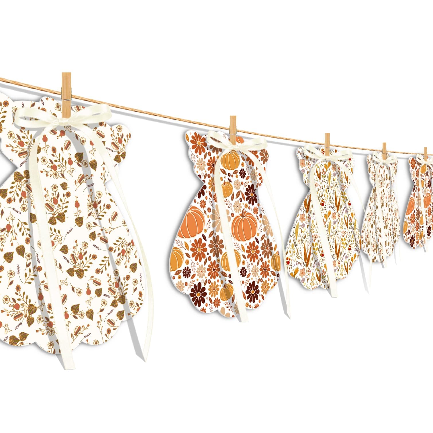 Autumn Wildflower Dress Baby Shower Decorations Gender Reveal Party Decor | chez Amazon US