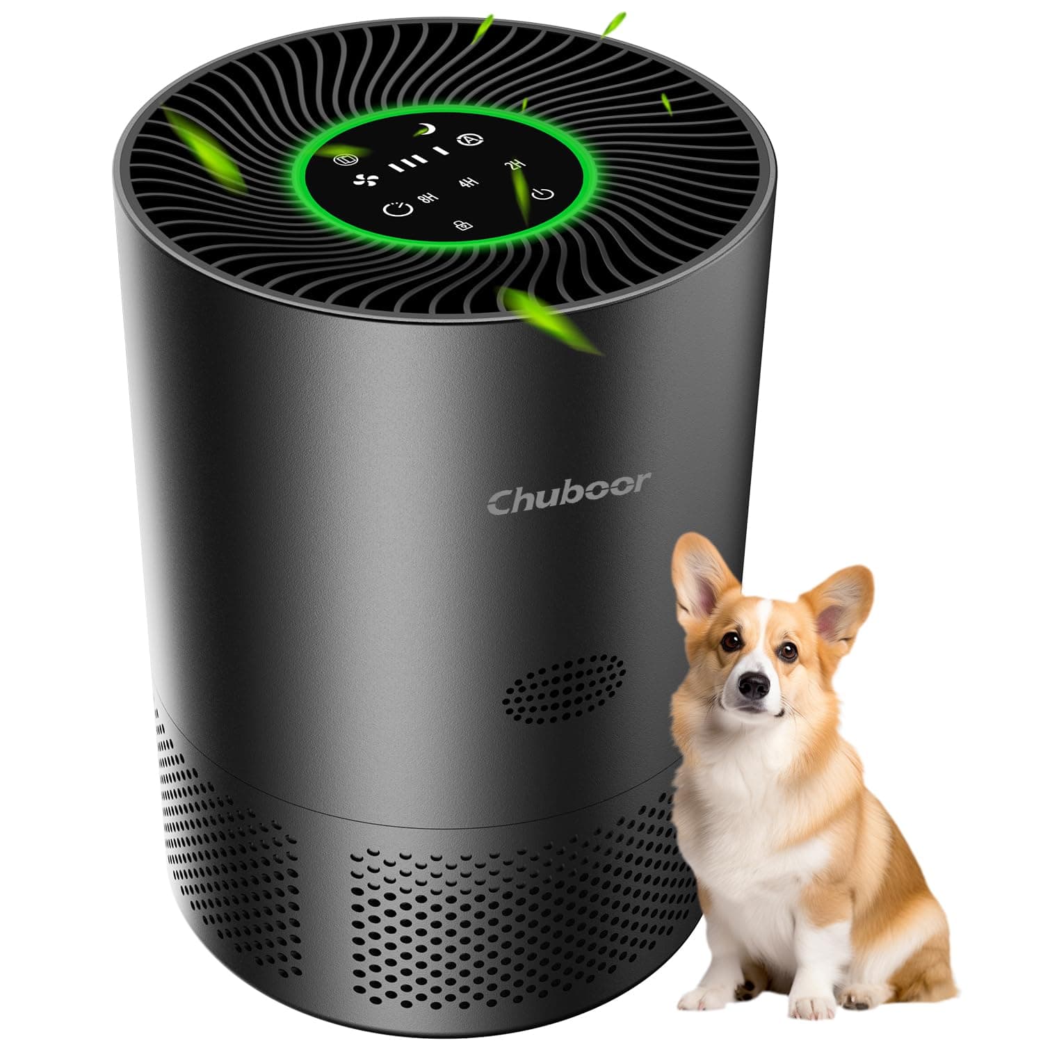 Air Purifier for Home CADR 305m³/h 5 Speed 3 Timer H13 HEPA chez Amazon UK