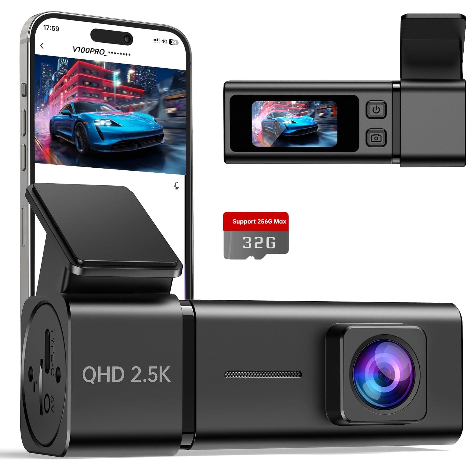 Dash Cam 2.5K WiFi chez Amazon UK