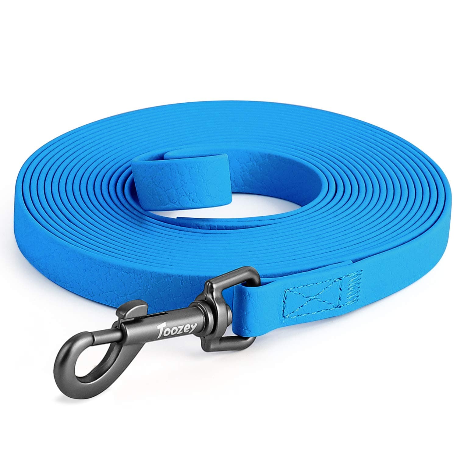 Toozey Dog Training Lead, 20m Long Waterproof Leash with Hand Loop and Mesh Bag, Durable for Small to Large Dogs, Blue chez Amazon UK