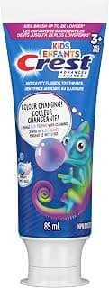 Crest Kid's Advanced Colour Changing Toothpaste, Bubblegum Flavour, Anticavity Fluoride Toothpaste for Children, 85 mL chez Amazon Canada