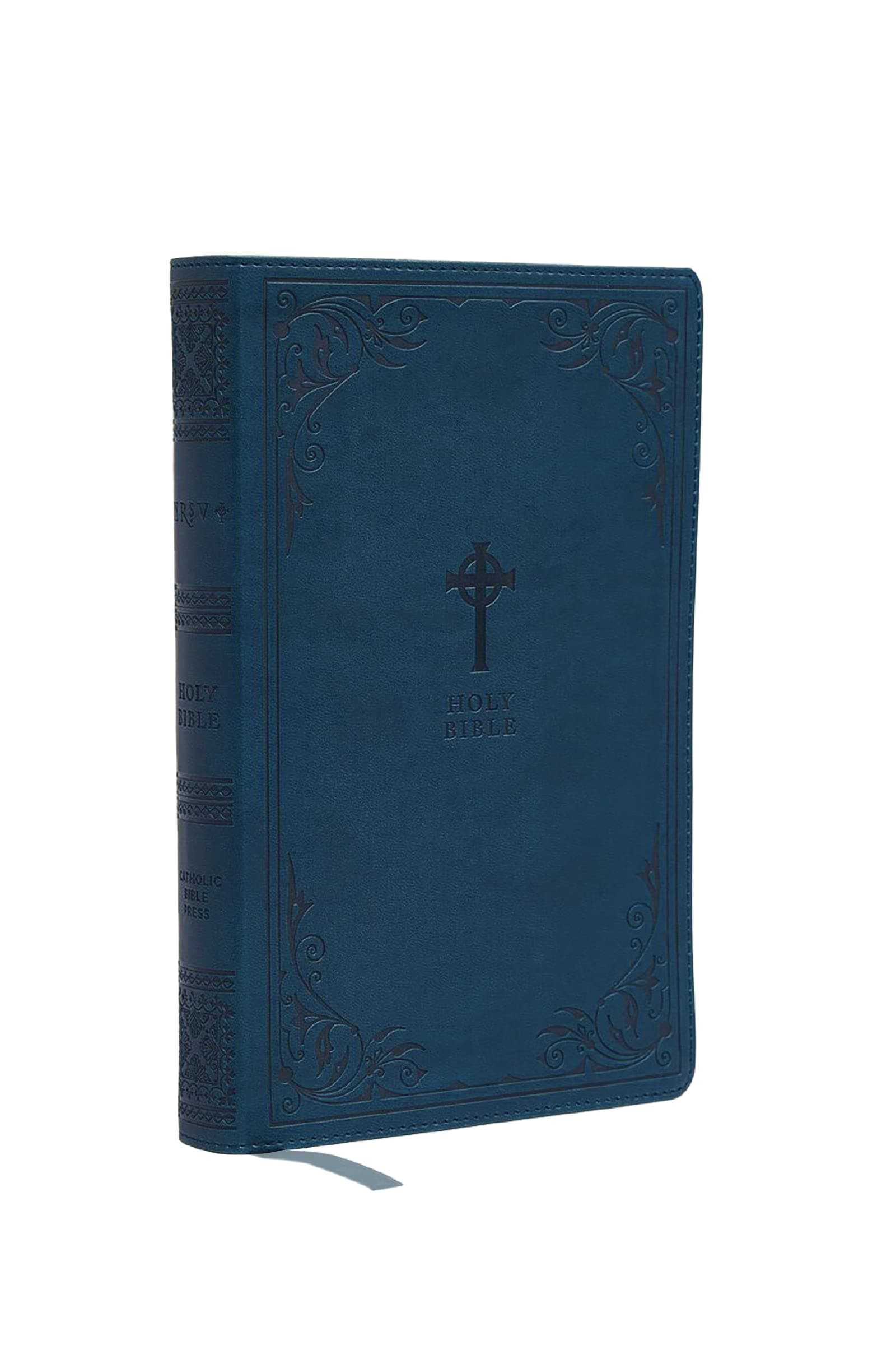 NRSV Catholic Edition Gift Bible, Teal Leathersoft (Comfort Print, Holy Bible, Complete Catholic Bible, chez Amazon UK