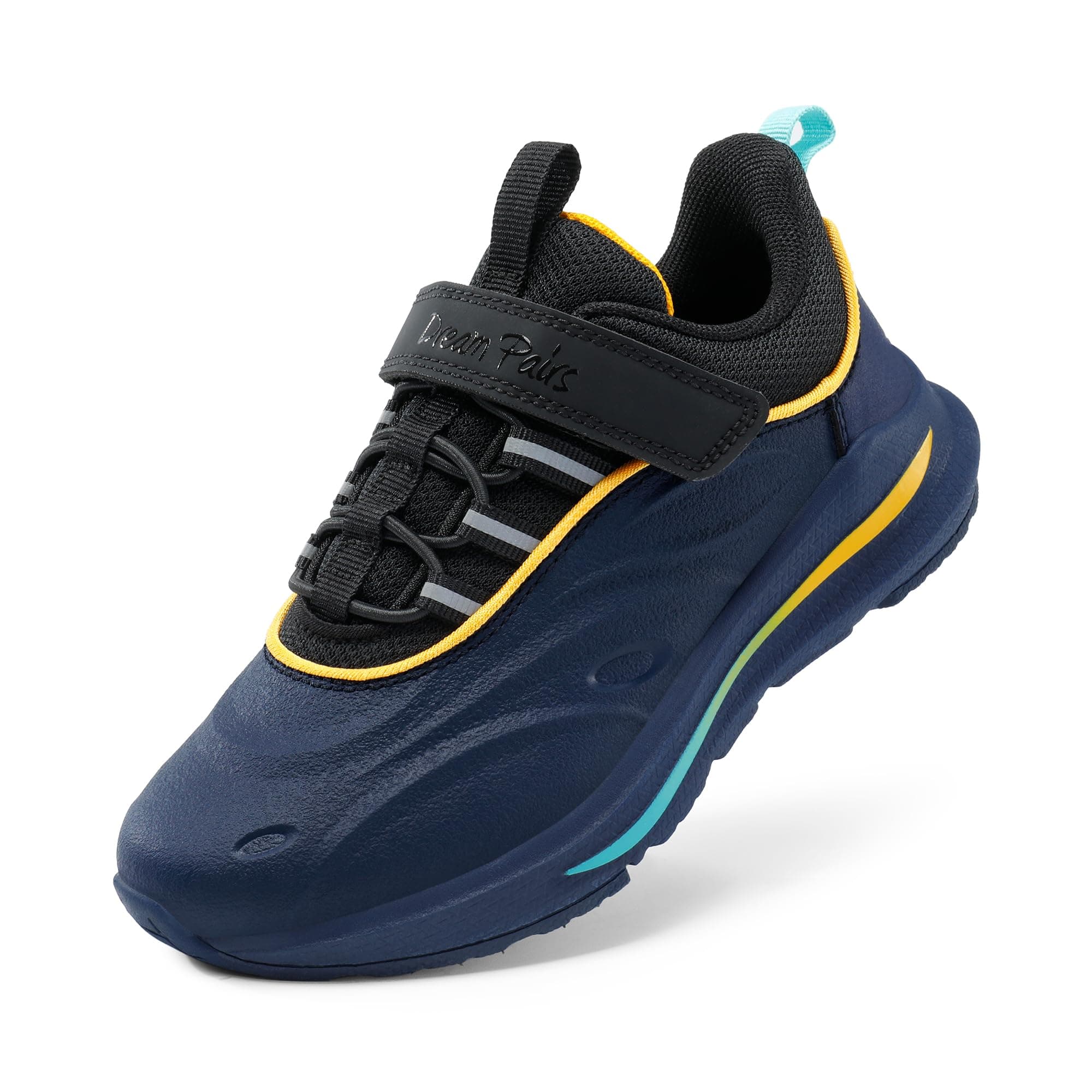 DREAM PAIRS Waterproof Boys Fashion Trainers | Waterproof Rainy Play, Ultra-Light Active Kids, Easy Hook-Loop Independent Wear chez Amazon UK