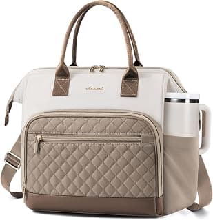 LOVEVOOK Lunch Bag Women, Insulated Lunch Box for Women with Cup Holder chez Amazon US