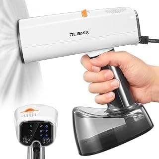 Reemix Vacuum Steamer for Clothes, Handheld Clothes Steamer | 4500Pa Suction, 3 Adjustable Suction/Steam Levels, LED... chez Amazon Canada