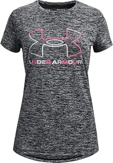 Under Armour Girls' Tech Big Logo Twist Short Sleeve T-Shirt chez Amazon US