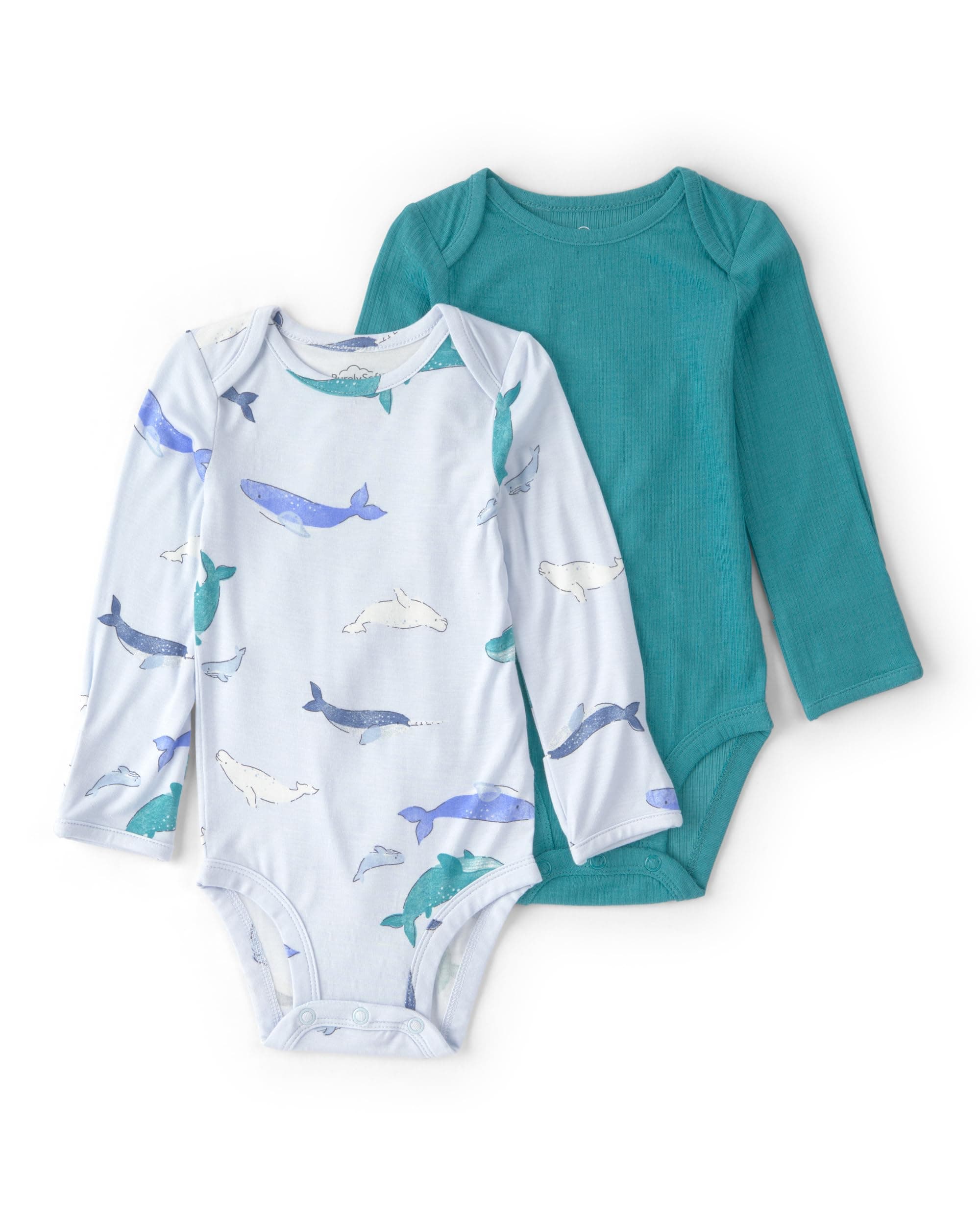 Carter's Baby Boys' Purelysoft 2-pack Long Sleeve Bodysuit chez Amazon US