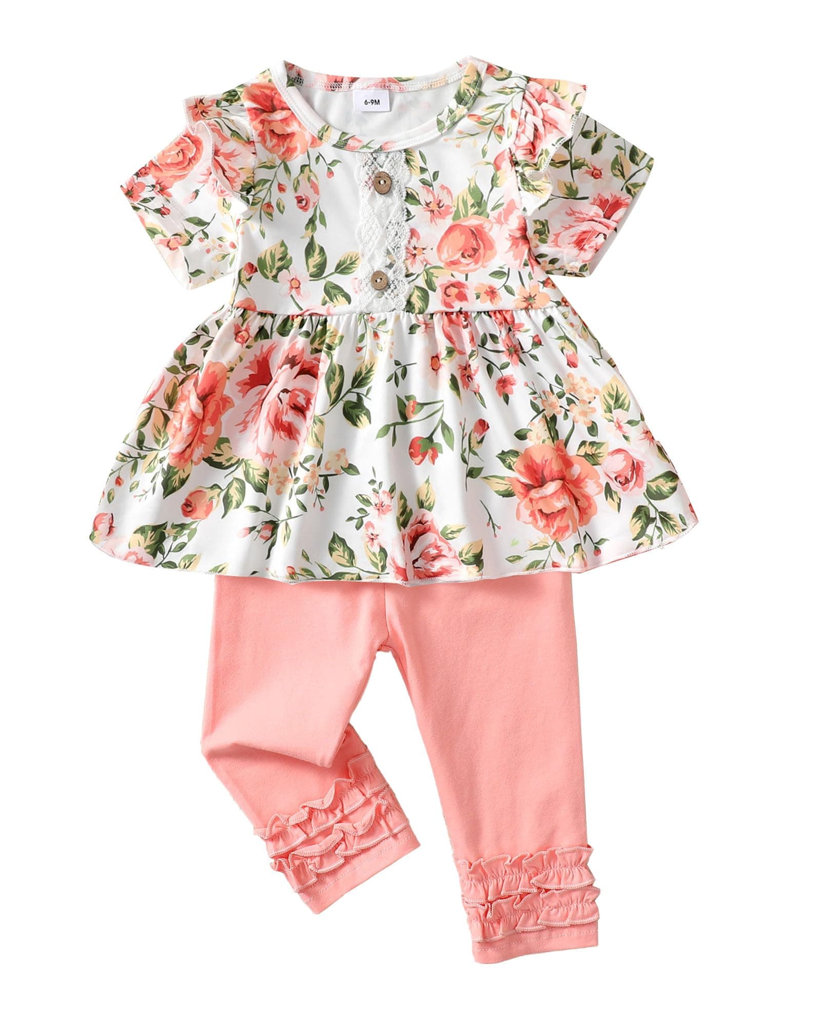 Baby Girl Clothes Infant Toddler Clothes Fall Winter Outfit Clothing Set | chez Amazon US