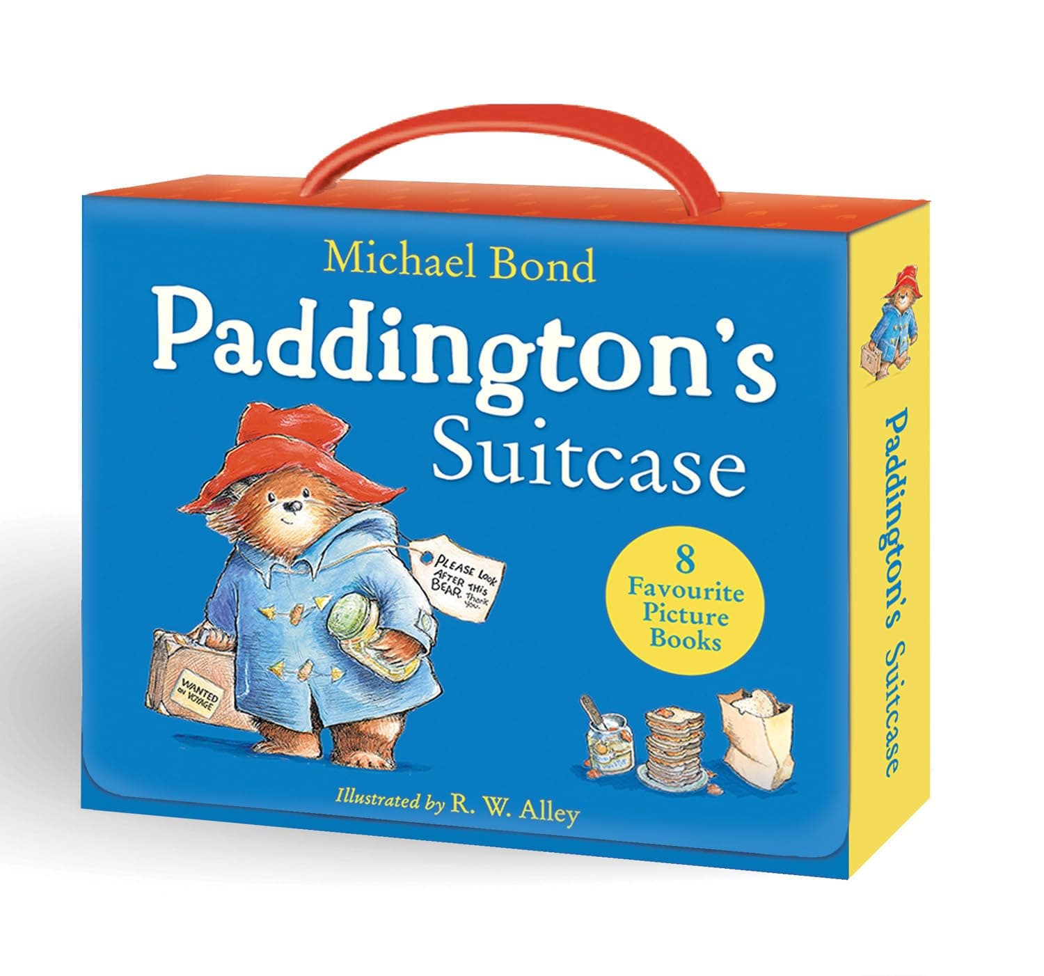 Paddington’s Suitcase: Eight funny Paddington Bear picture books for children in a gift-set carry case! chez Amazon UK