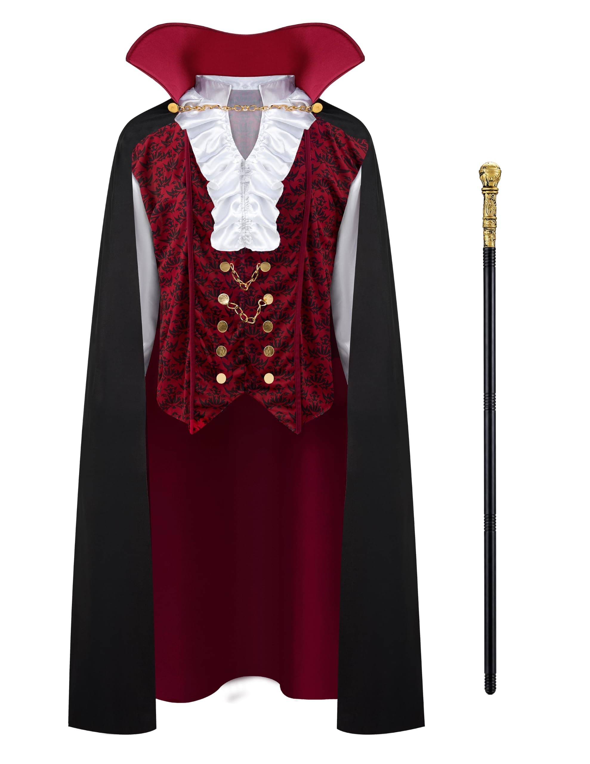 Spooktacular Creations Renaissance Medieval Scary Vampire Deluxe Halloween Costume for Men Role-Playing Sins Cosplay chez Amazon UK