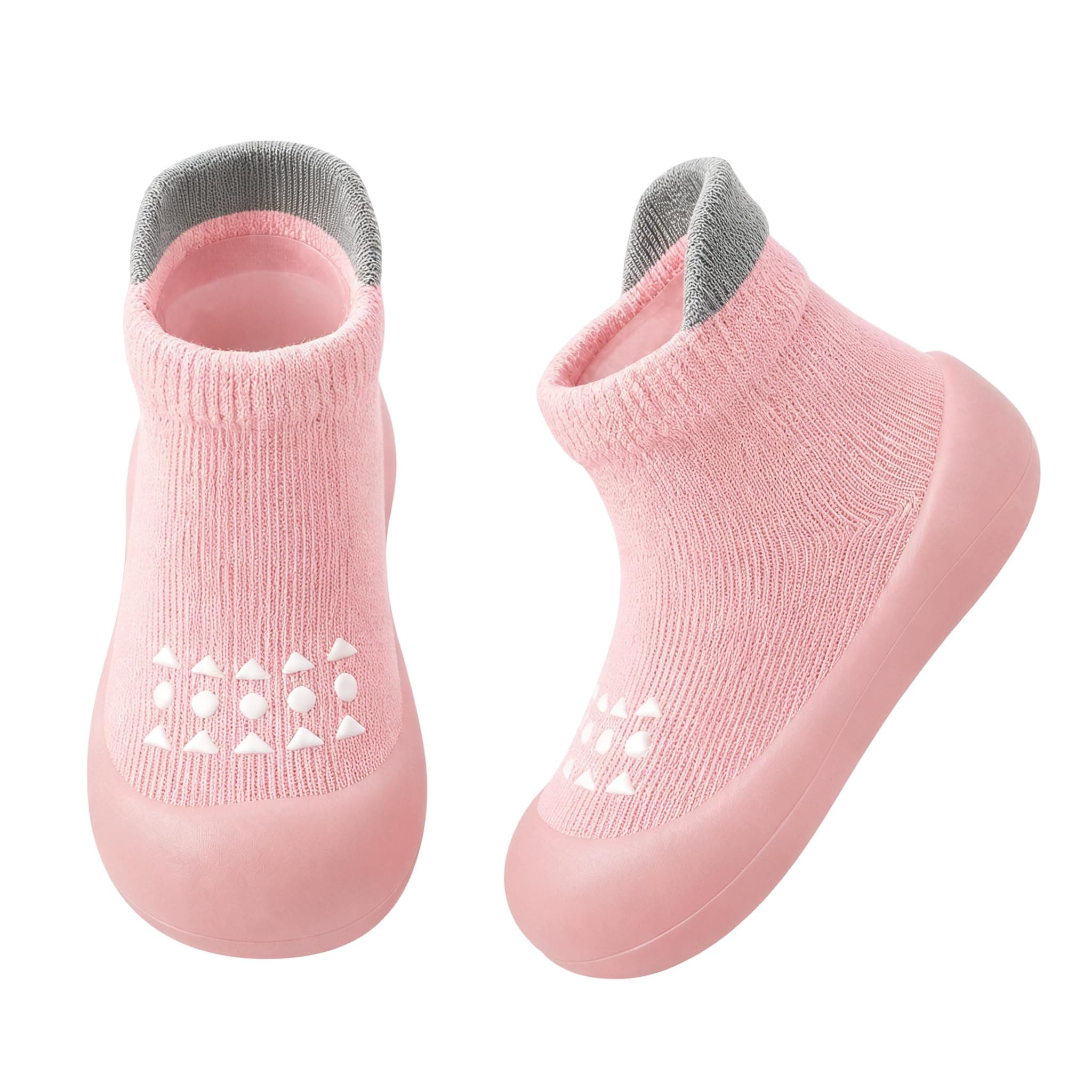 AniKigu Baby Sock Shoes Toddler Walking Shoes Infant Slippers | Soft Rubber Sole,Non-Slip,Breathable,Baby Boys Girls Sneakers chez Amazon US