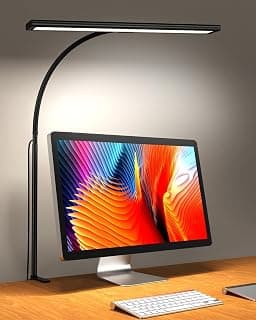 Lampe de bureau LED réglable, iFalarila Dimmable 160 LED Desk Light with I-Clamp [3 Color Mode & 10 Brightness Setting]... chez Amazon Canada