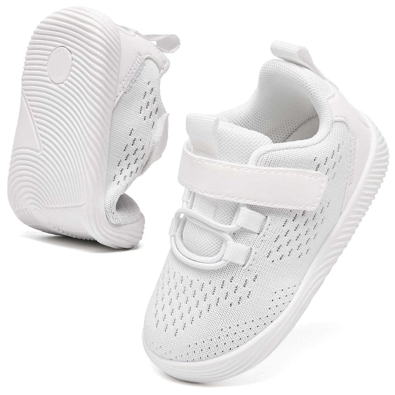 MORENDL Toddler Sneakers Baby Walking Shoes Boys & Girls Tennis Shoes Non-Slip Lightweight Breathable Running Athletic Sport chez Amazon US