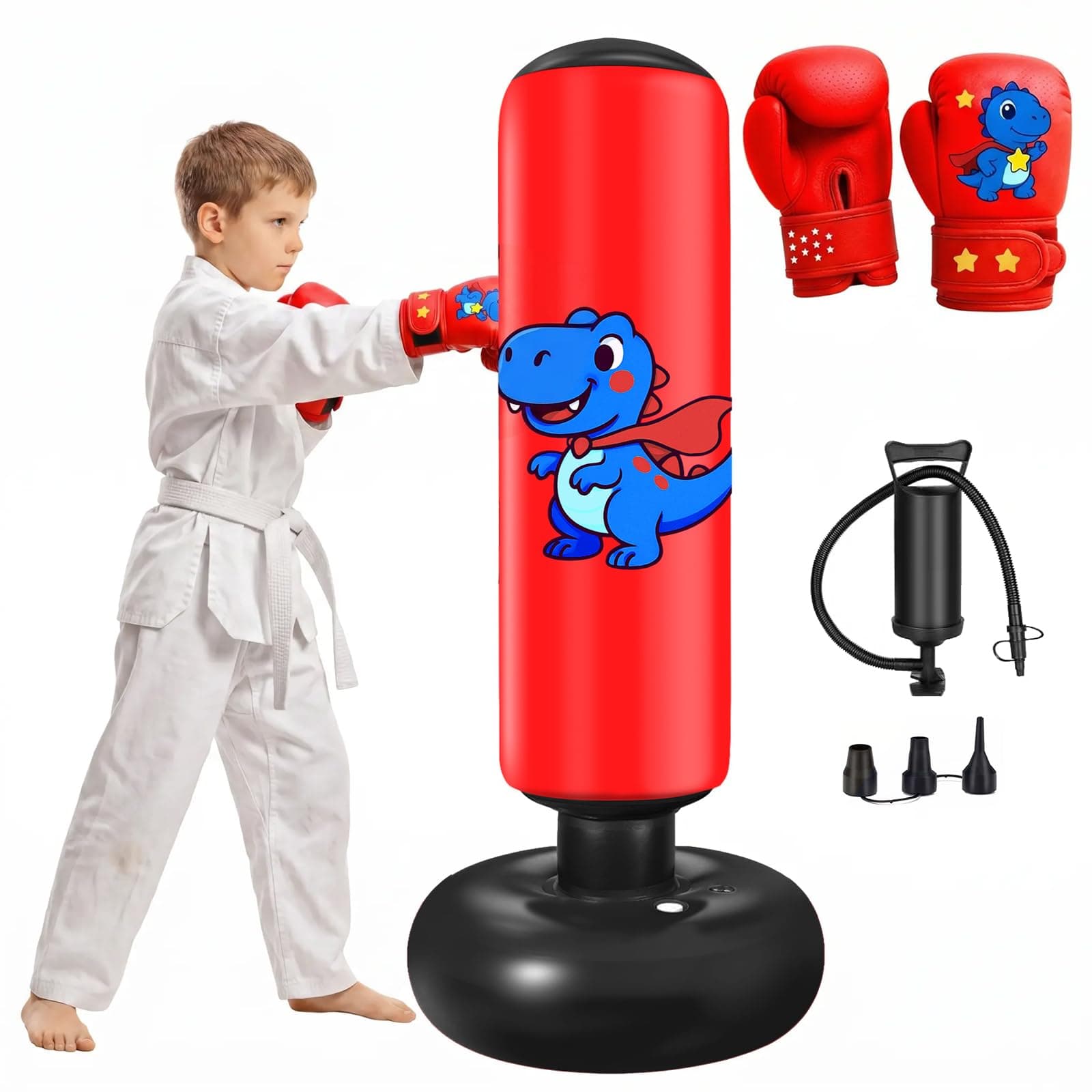 Oziral Punching Bag for Kids Boxing Bag 48/60/66 in Toy Boys Girls Gift chez Amazon UK