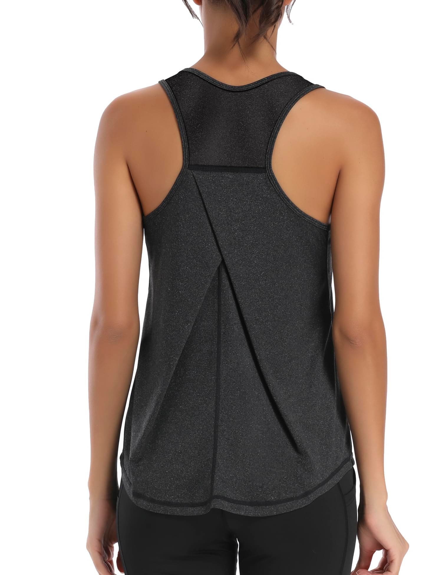 Dawnrole Gym Tops for Women Sleeveless Yoga Fitness Shirts Racerback Sports Top Women chez Amazon UK
