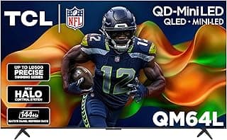 TCL 65-Inch QM64L Series QLED 4K Smart QD-Mini LED TV with Fire TV (2026 Model) New Halo Control System, LD500 Precise Dimming Series,... chez Amazon Canada