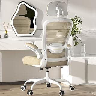 Mimoglad Fauteuil de bureau ergonomique, Comfy Desk Chair, High Back Ergonomic Computer Chair with Lumbar Support &... chez Amazon Canada