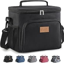 Lifewit Sac à déjeuner isotherme pour homme, boîte à déjeuner réutilisable, sac fourre-tout souple et congelable étanche avec... chez Amazon Canada