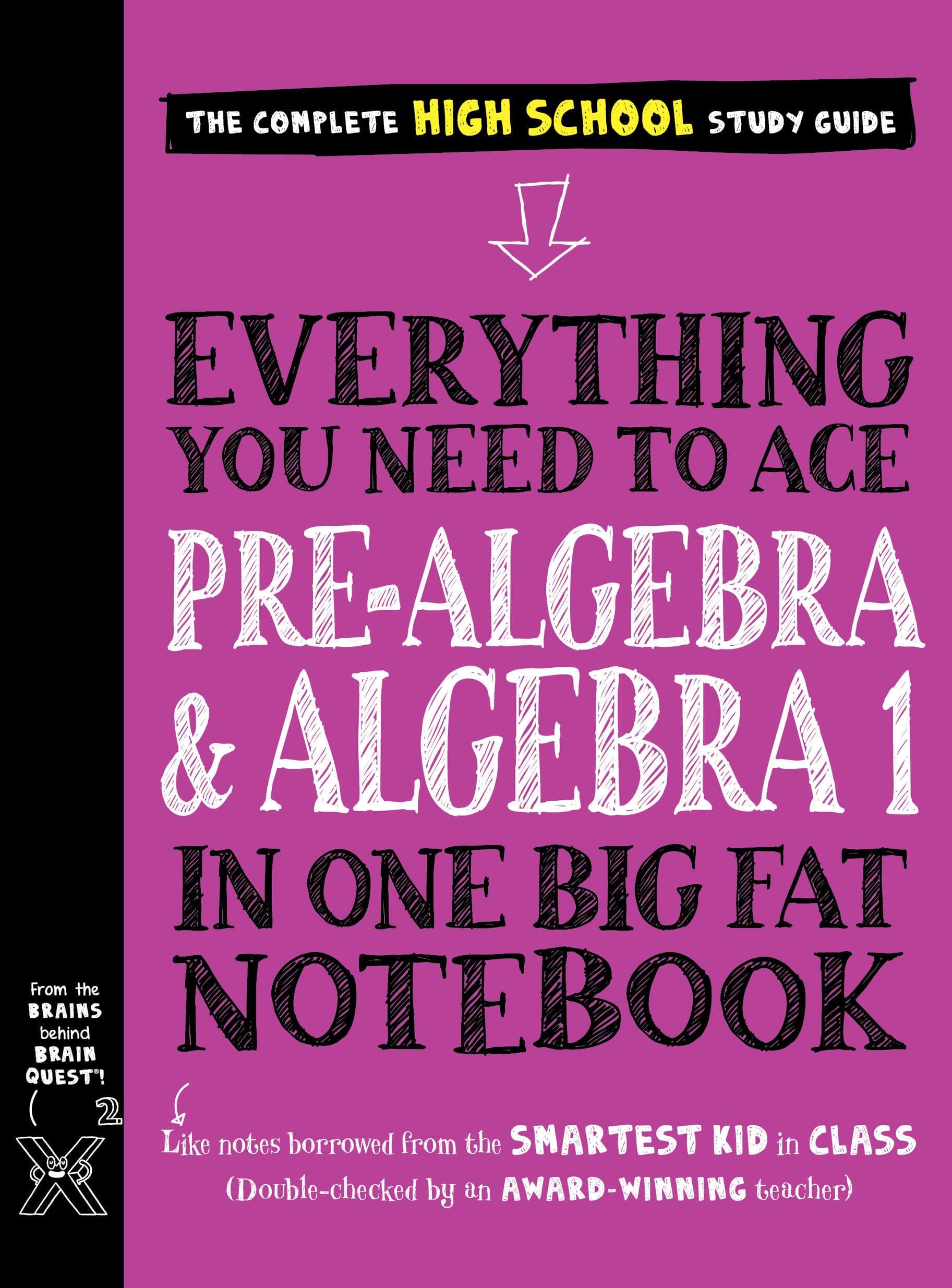 Everything You Need to Ace Pre-Algebra and Algebra 1 in One Big Fat Notebook chez Amazon US