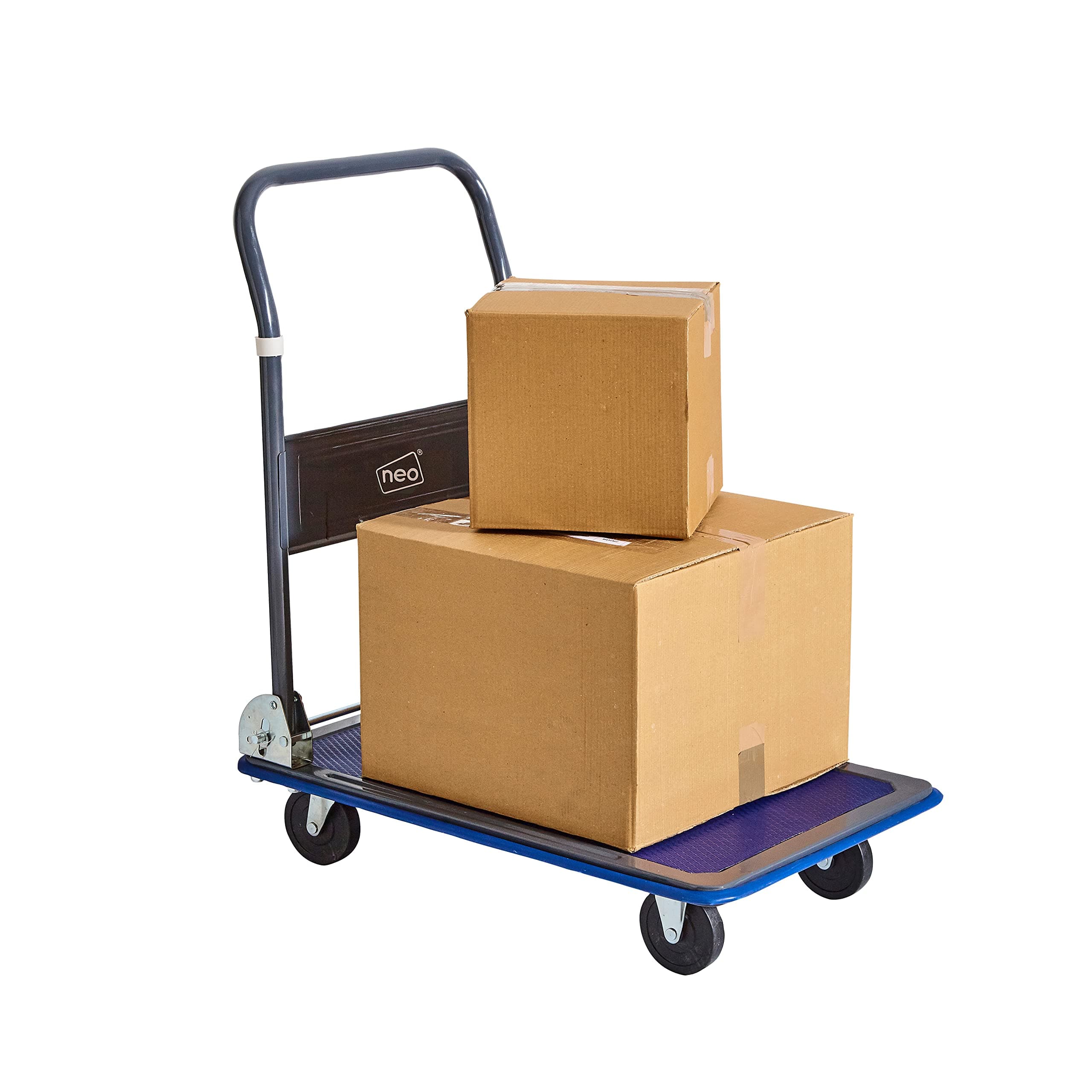 Neo Heavy Duty Aluminium Folding Sack Trolley Hand Truck Barrow Transport Wheels Extendable Handle (150 kg) chez Amazon UK