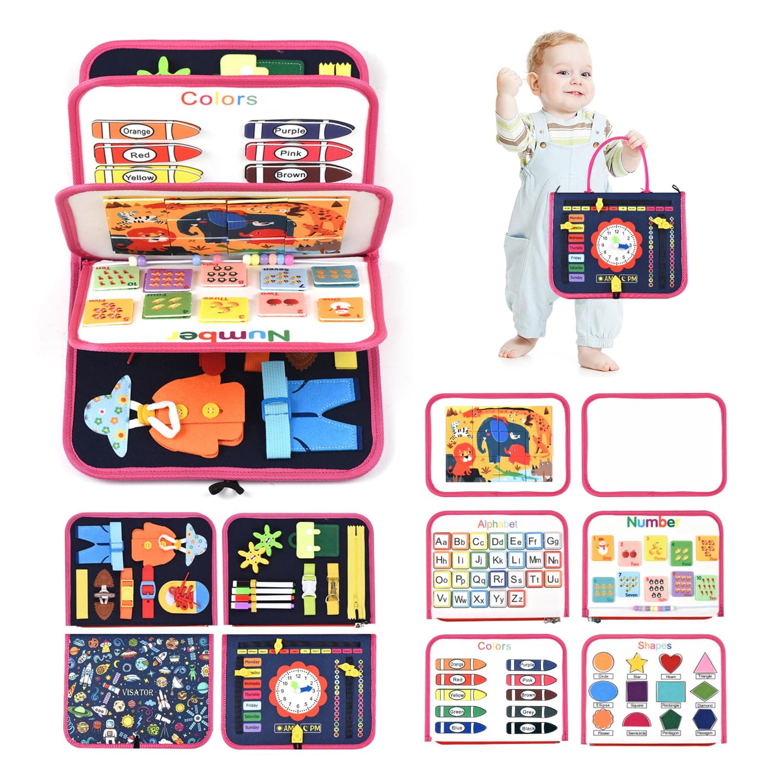 Busy Board Montessori Toys, chez Amazon UK