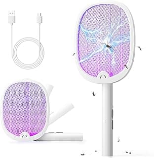 YISSVIC Tapette à mouches électrique rechargeable pour intérieur et extérieur (blanc) chez Amazon Canada