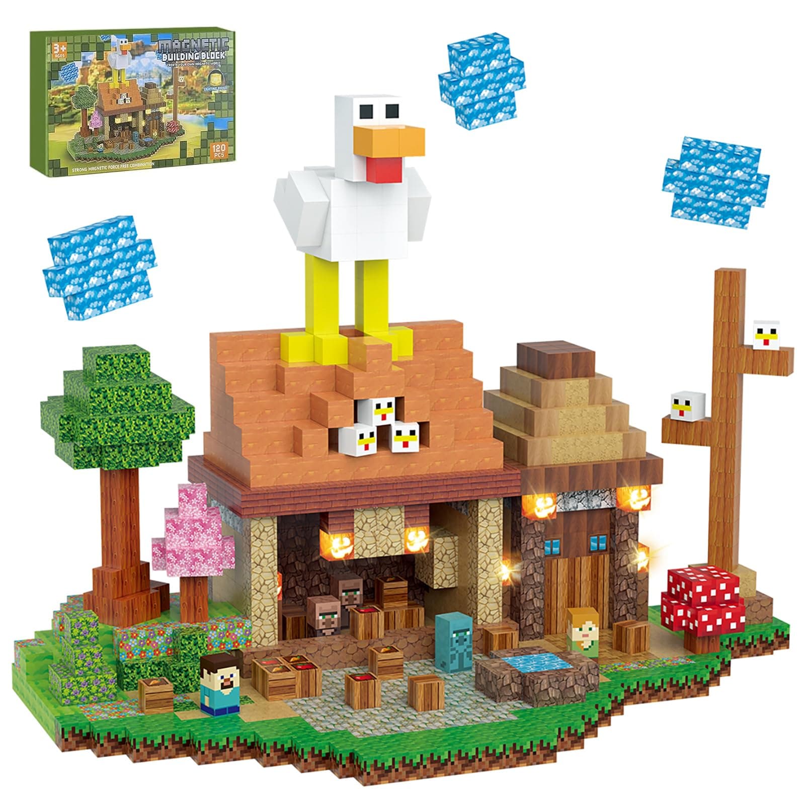 Magnetic Blocks, Light-up chez Amazon UK