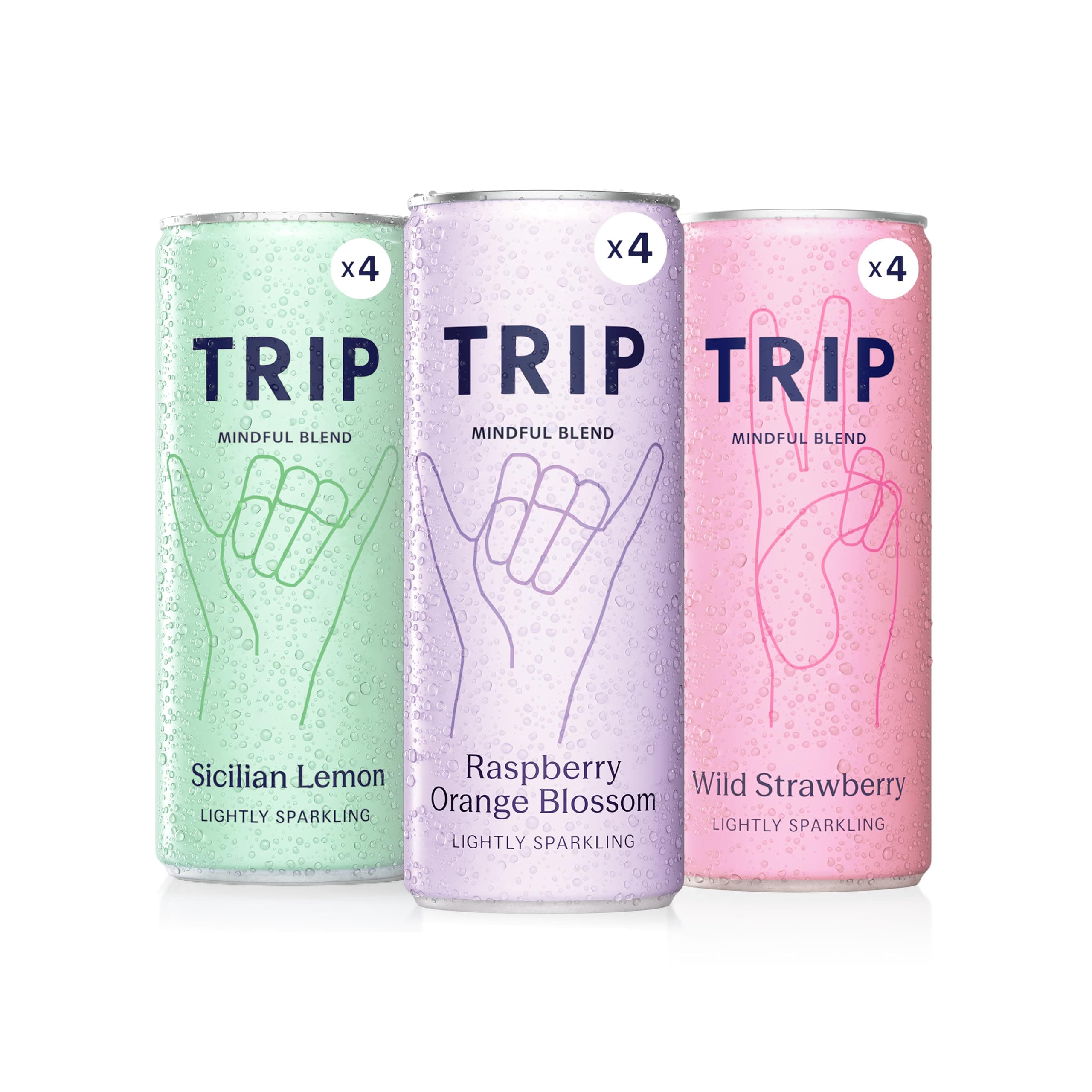 TRIP Calm Magnesium Drink, Alcohol Free Mocktail, Citrus Berry Mix, 12 pack chez Amazon UK