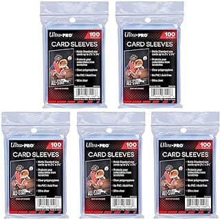 Ultra Pro 5 (Five) Pack Lot of 100 Soft Sleeves/Penny Sleeve for Baseball Cards & Other Sports Cards chez Amazon Canada