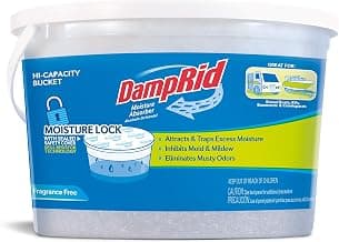 DampRid FG50T Absorbeur d'humidité haute capacité, pot de 2 livres chez Amazon Canada