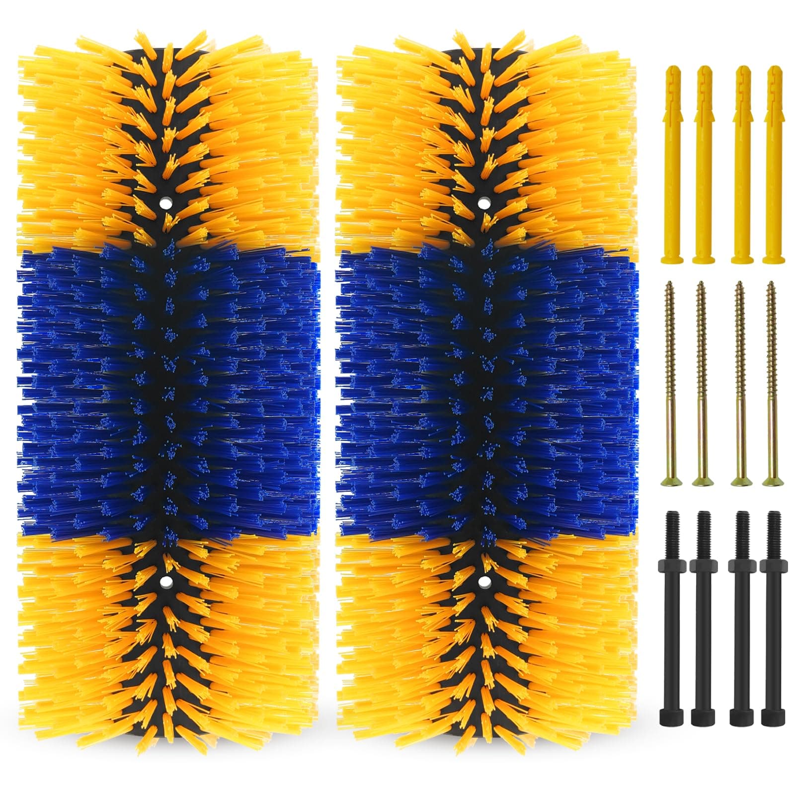 Livestock Scratching Brush Goat Scratcher Full Massage Grooming Brush with 8 Screws for Cattle, Sheep, Horses, Pigs chez Amazon US