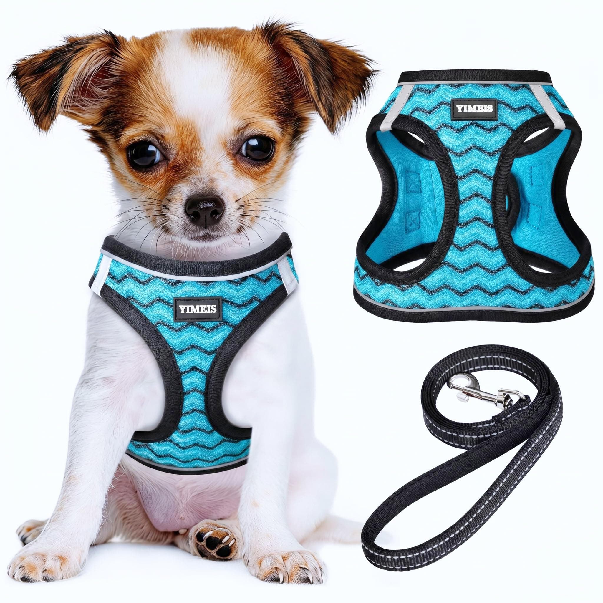 No Pull Dog Puppy Harness and Leash Set Reflective Mesh Vest X-Small chez Amazon US