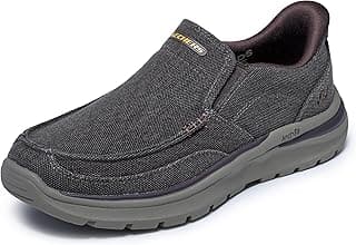 Skechers Men's USA Arch Fit Superior - Talbert Canvas Moc Toe Slip-Ins | Casual, Slip-ins, Arch Fit, Air-Cooled Memory Foam, Machine...