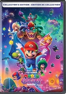 The Super Mario Galaxy Movie - Collector's Edition [DVD] (Bilingual) chez Amazon Canada