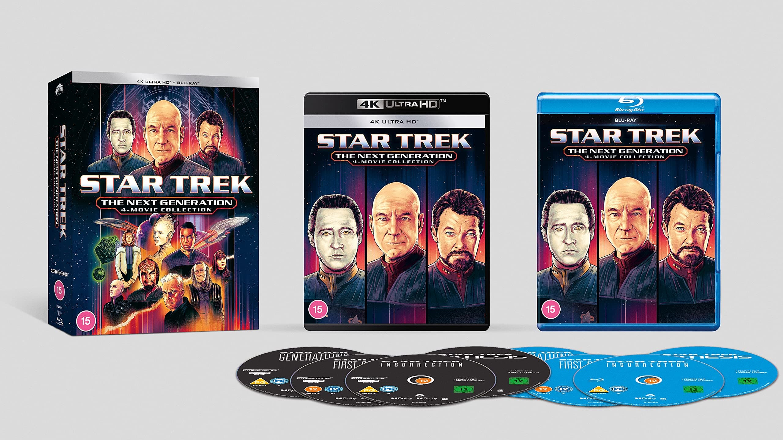 Star Trek: The Next Generation Movie Boxset 4K UHD chez Amazon UK
