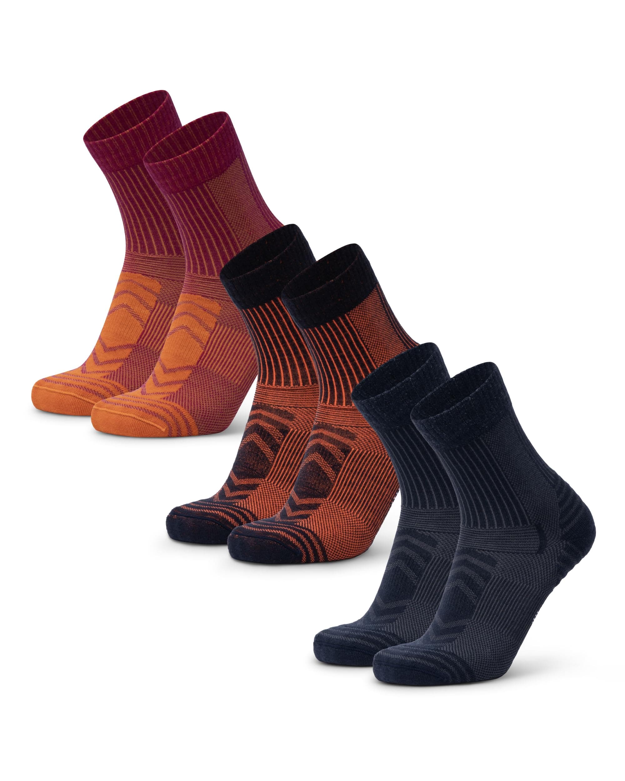 DANISH ENDURANCE Hiking Socks, Lightweight Merino Wool Walking Socks with Anti Blister Cushioning, for Men & Women, Unisex, 3 or 5 Pack chez Amazon UK