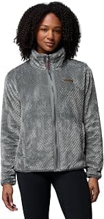 Columbia Women's Fire Side II Sherpa Full Zip Fleece Jacket Sedona Sage | Fleece Jacket, Extra Fluffy, Zippered Hand Pockets, Extended...