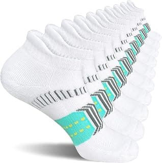 New Balance suaskk Womens Athletic Cushioned Anti-Blister Running Ankle Socks 5 Pairs
