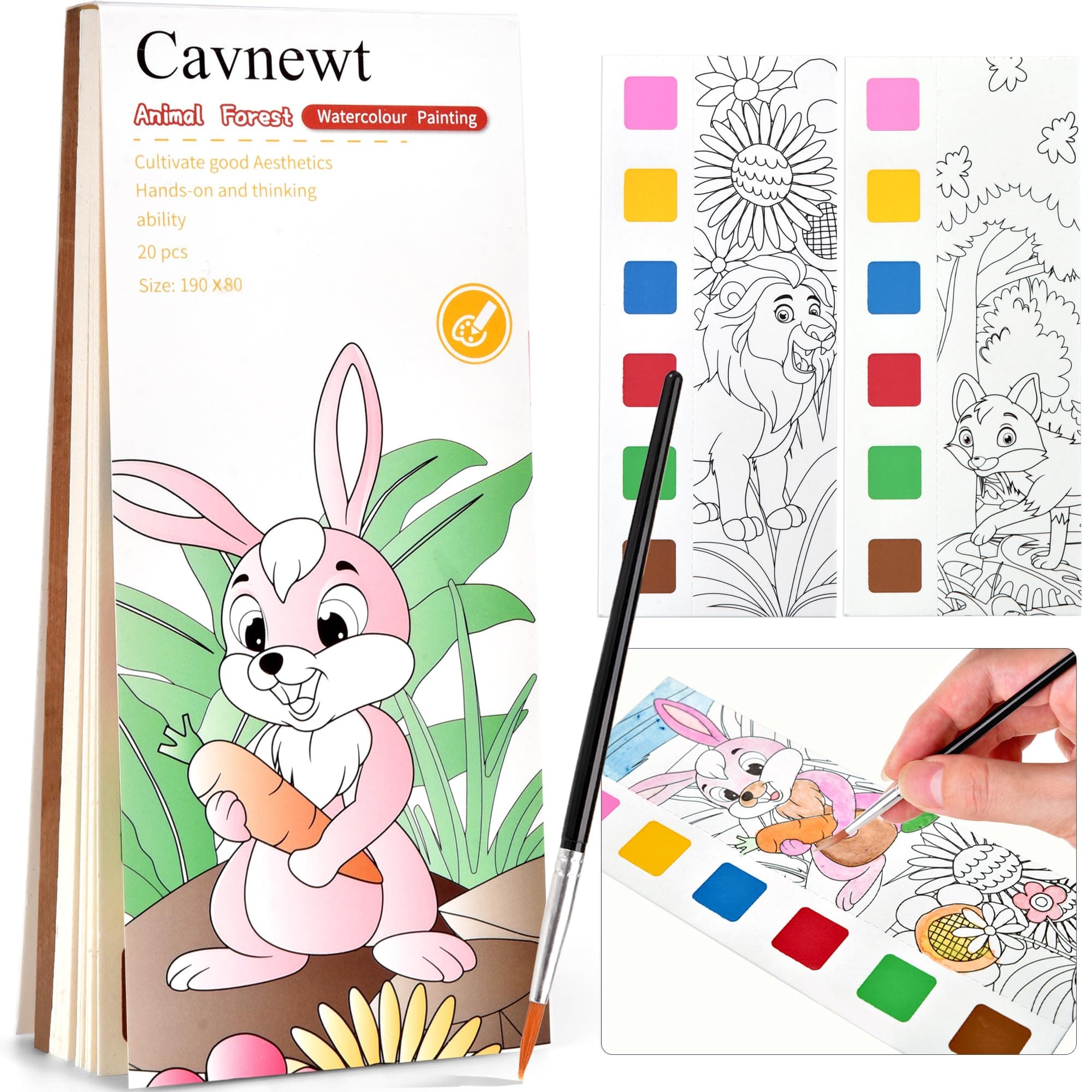 Cavnewt Paint with Water Coloring Book for Kids chez Amazon US