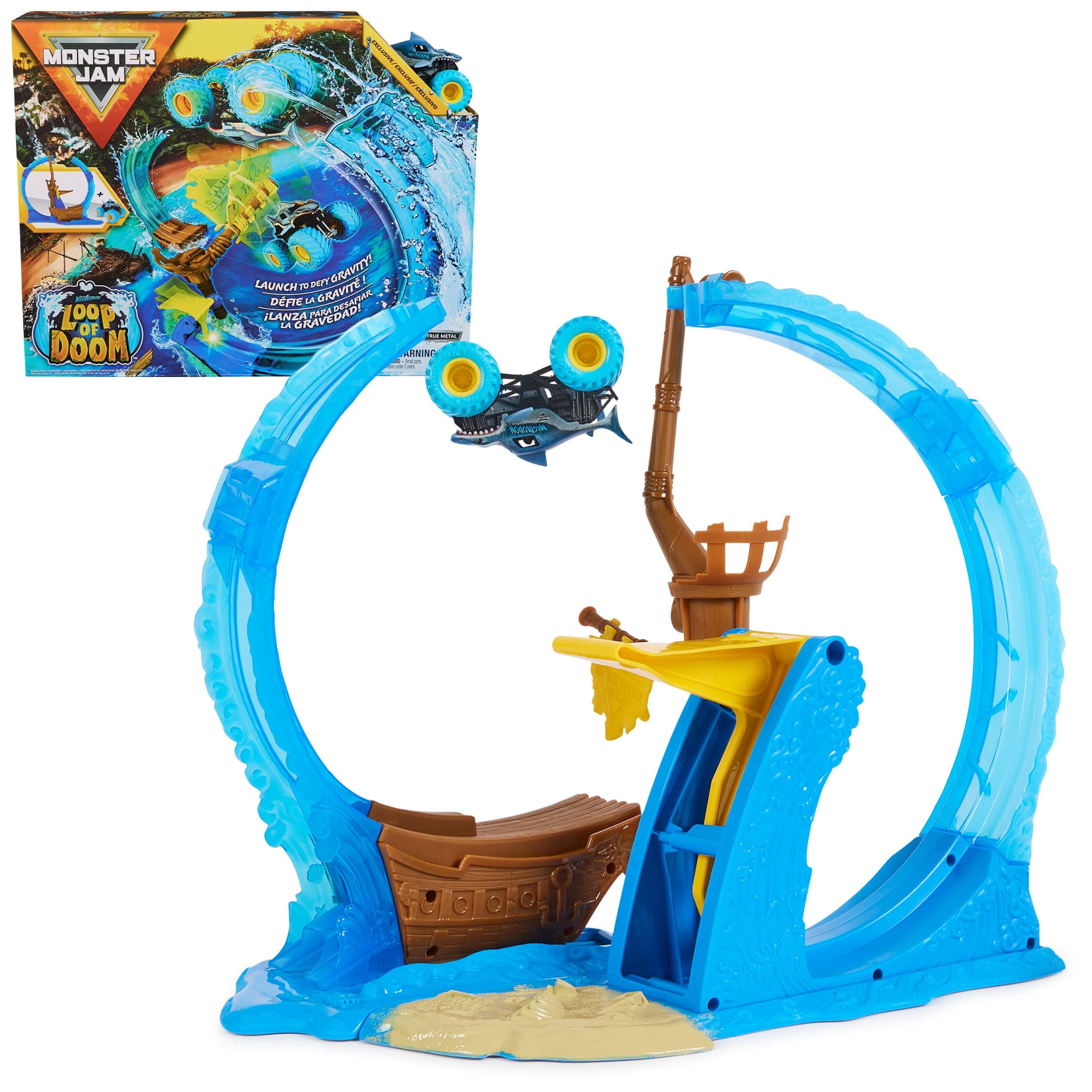Monster Jam Megalodon Loop of Doom chez Amazon US
