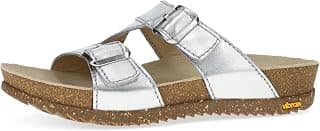 Adidas Dansko Dayna Double Buckle, Slip-On Sandal for Women - Cushioned Cork Midsole for Comfort and Shock Absorption - Vibram ECOSTEP...