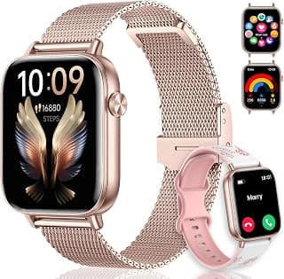 Smart Watch for Women, 1.83" HD Fitness Tracker Smartwatch with 2 Bands/Heart Rate/SpO2/Sleep Monitor, 120+ Sports... chez Amazon Canada