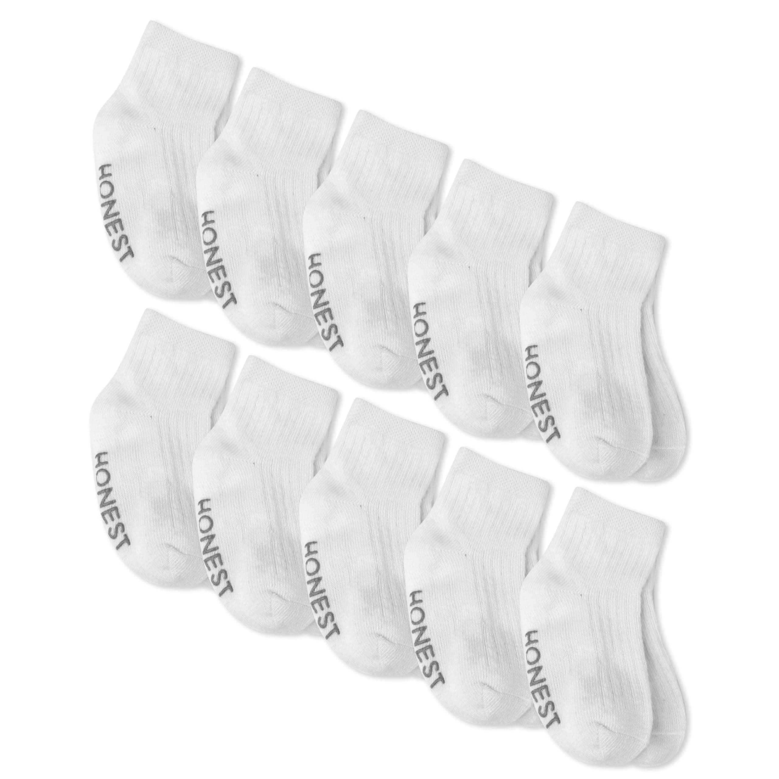 HonestBaby Baby Girls' Cozy Socks (Multipack) chez Amazon US