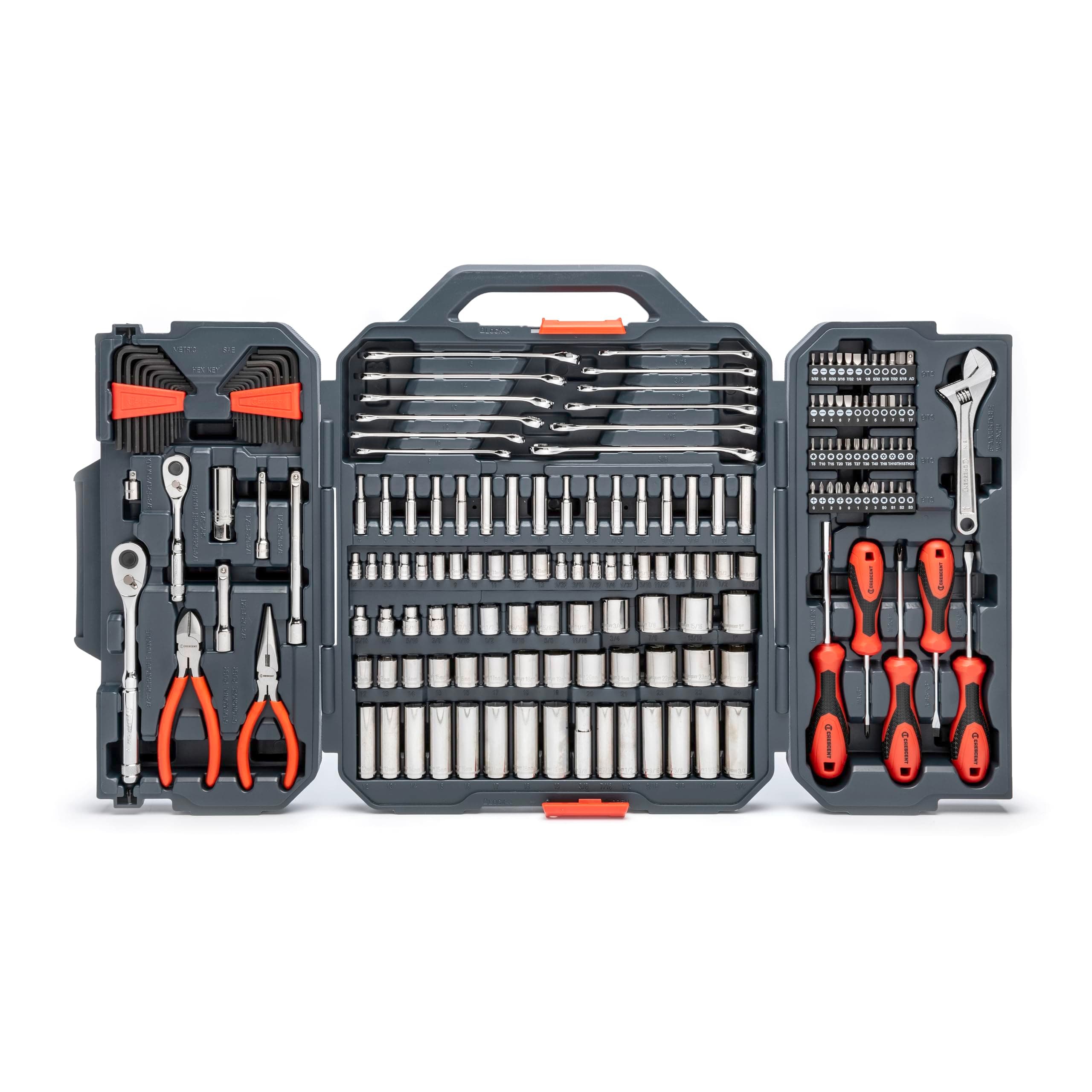 Crescent 180 Piece Professional Tool Set in Tool Storage Case - CTK180 chez Amazon US
