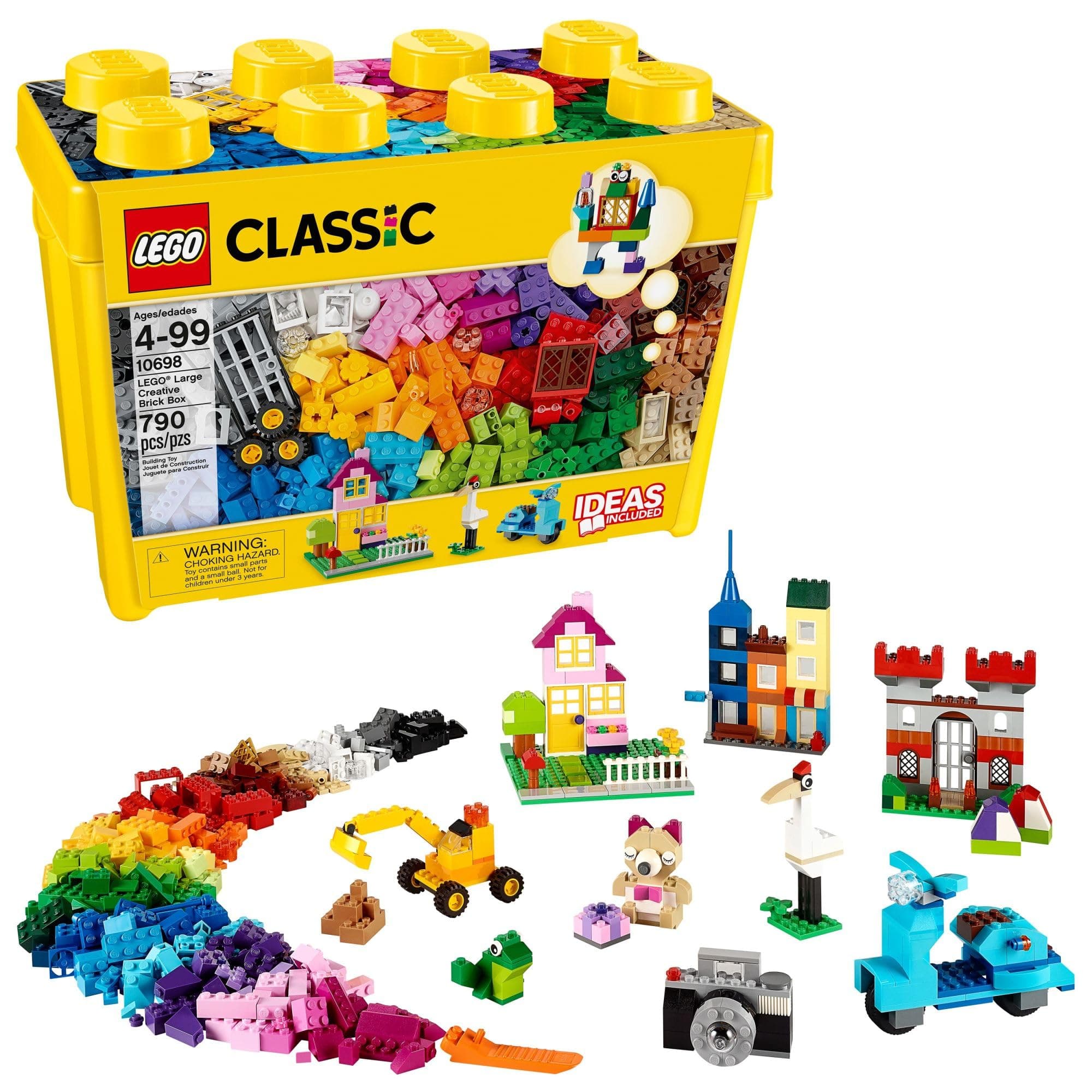 LEGO Classic Large Creative Brick Box 10698 Building Toy Set, Toy Storage Solution for Home or Classrooms, Interactive Building Toy for Kids chez Amazon Canada