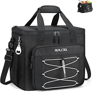 RealCool 35/45 Can Collapsible Soft Cooler Bag, Leakproof Ice Chest chez Amazon US