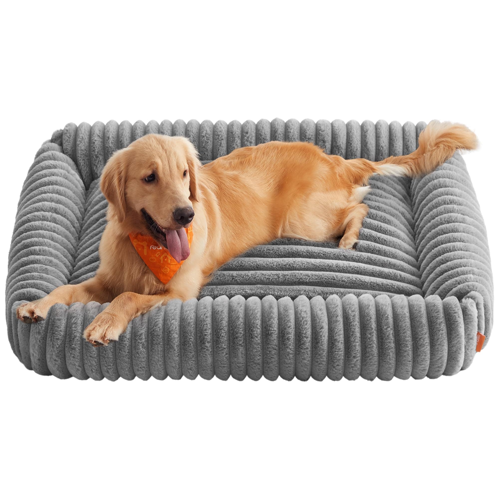 Feandrea Large Dog Sofa Bed, Soft Padding, Washable, 120 x 85 x 23 cm | Dog Bed, Dove Grey, BADDI Collection PGW314GD01 chez Amazon UK