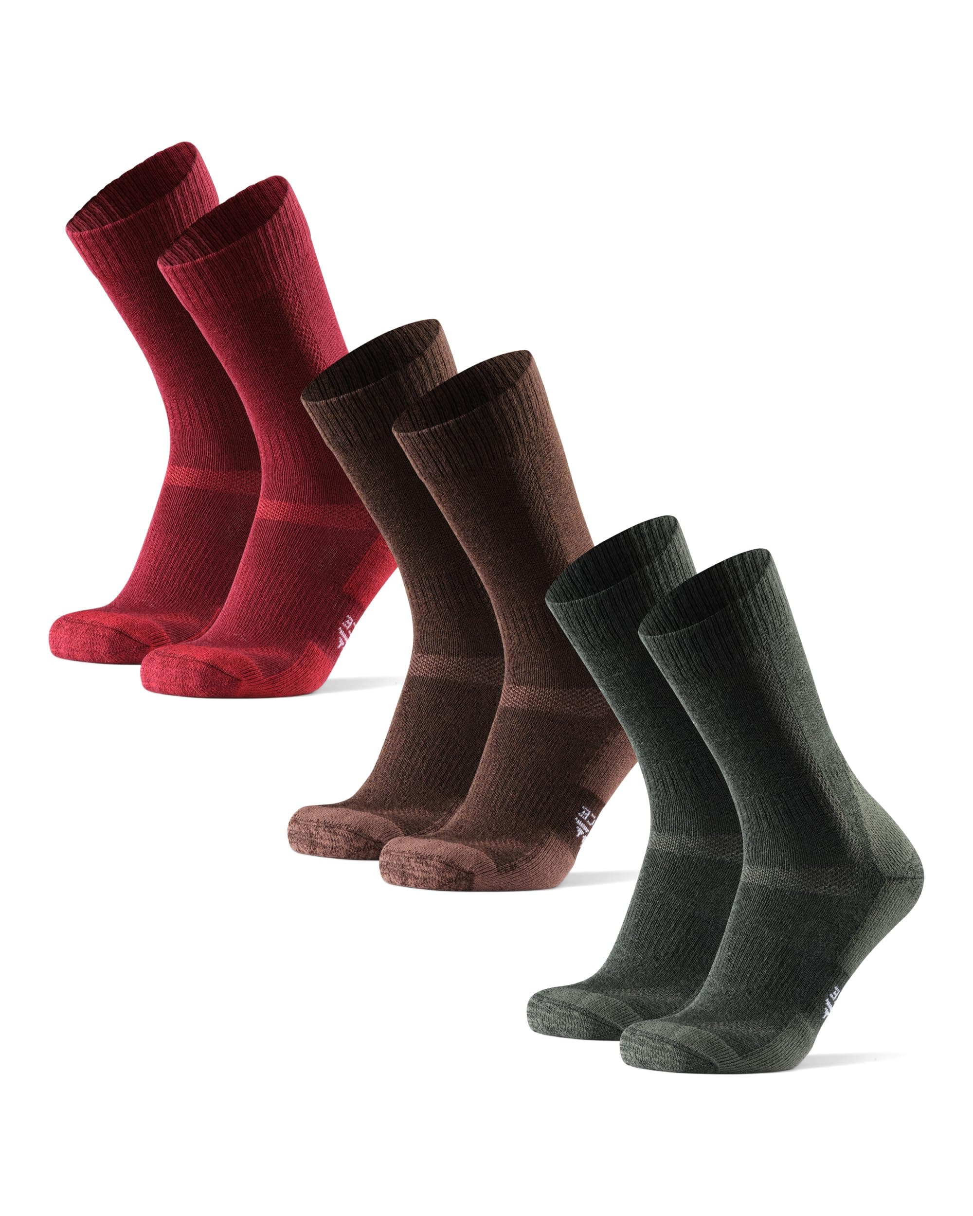 DANISH ENDURANCE Hiking Socks, Breathable Merino Wool Walking Socks with Anti Blister Cushioning, for Men & Women, Unisex, 3 Pack chez Amazon UK