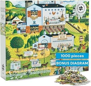 Buffalo Games - Silver Select - Charles Wysocki - Sunny Side Up - 1000 Piece Puzzle 1000 pièces for Adults -... chez Amazon Canada