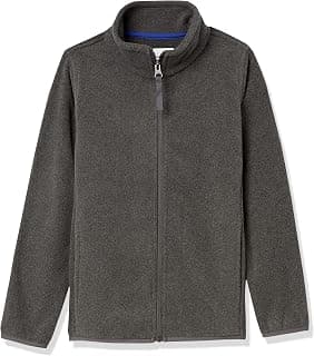 Columbia Amazon Essentials Boys and Toddlers' Long Sleeve Polar Fleece Full-Zip Mock Jacket, Insulated chez Amazon US